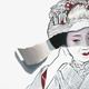Geisha Unveiled, Oil, 76 x 76cm